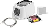 Durable Kartendrucker (Duracard ID 300 EU, inkl. 100 Plastikkarten und 1...