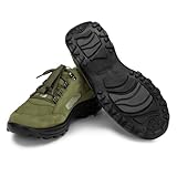 VITAFORM Wanderschuhe Damen Nubukleder – Wasserabweisende Trekkinghalbschuhe...