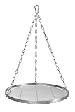 TR-FLAMES 50cm Edelstahl Grillrost Mit Kette Ø4, Schwenkgrill, BBQ, Camping,...