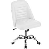 Yaheetech Bürostuhl ohne Armlehne Schreibtischstuhl Drehstuhl mit Rollen...