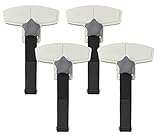 MULTIBROS 4er Set Markisenklemmen Anti-Flatter – Sicherer Halt für Wohnwagen...