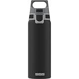 SIGG - Edelstahl Trinkflasche - Shield ONE Black - Für Kohlensäurehaltige...