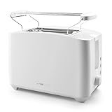 Clatronic® Toaster 2 Toastschlitze | Toaster mit Brötchenaufsatz | Toaster 2...