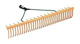 Kerbl Rasenrechen (ohne Stiel, Farbe gelb, Breite 64 cm, mit 32/16 Zinken, mit...