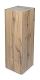 STEMA Seyfried Dekosäule, Podest in 3 Größen (100x33x33 cm, Eiche)...