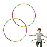 2X Hula Hoop Reifen für Kinder, 8-teiliger Hula Hoop mit Kürbisdesign,...