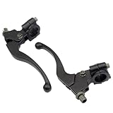 Tkxjry 2 Stück Kupplungshebel Motorrad, 7/8 inch 22mm Bremsgriff Motorrad,...