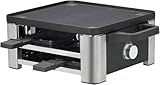WMF Lono Raclette Grill für 4 Personen – Tischgrill aus Cromargan Edelstahl,...