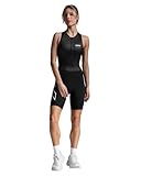 2XU Damen Core Trisuit, Schwarz/Weiß, Large