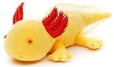 Uni-Toys Original Axolotl (gelb mit roten Augen) - 32 cm (Länge) -...