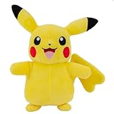 Pokémon PKW3373-20cm Plüsch - weibliches Pikachu, offizielles Plüsch