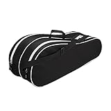 Wilson Schlägertasche Advantage II Six Racket Bag, Schwarz, 31 cm x 47 cm x 18...
