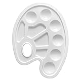 ZENVALY Mischpaletten, Malpalette, Farbmischpaletten mit Griffloch,...