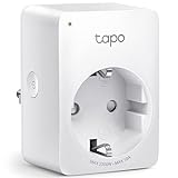 Tapo WLAN Smart Steckdose Tapo P100, Smart Home WiFi Steckdose, Alexa Zubehör,...