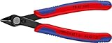 KNIPEX Electronic Super Knips Elektronik-Seitenschneider, 125mm, weicher Draht...