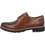 Clarks Herren Batcombe Hall Derbys, Braun (Dark Tan Lea), 44 EU