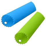 2 Stück Silikon Knoblauchschäler Schäler Rolle Easy,SchnellschäLrolle...