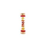 Hape Regenmacher | Mini-Rassel aus Holz Musikspielzeug, Rot