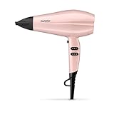 BaByliss Rose Blush Haartrockner 2200 Watt mit 3 Temperaturstufen und 2...