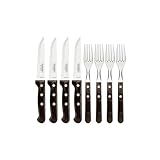 Tramontina Steakbesteck 'Gaucho', Set 8-teilig, mit 4 Steakmessern und 4...