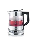 SEVERIN Glas Tee- und Wasserkocher Mini Deluxe (1.0L Wasser / 0.75L Tee),...
