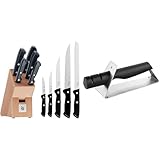 WMF Classic Line Messerblock mit Messerset 6-teilig & Gourmet Messerschärfer...