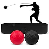 Rseuphiee Boxen Reflexball, Boxen Training Ball, 2 Verschiedene Boxbälle, 1...