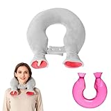 WRQIOO Nackenwärmflasche, 1400ml Wärmflasche Nacken, Nackenwärmflasche...