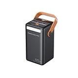 Power Bank 50000mAh PD 65W USB C mit LED Display Schnellladung Externer Akku...