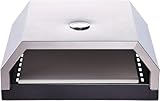 SOUK ONE Pizzabox Pizza Oven Ofen Pizzaofen aus Edelstahl – Pizzastein für...