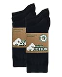 mehrstrumpf Herren & Damen 100% Bio-Anbau Socken mit Komfortbund ohne Naht (6...