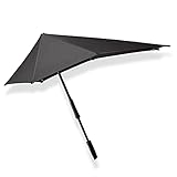 Senz Stock-Sturmschirm, groß, Schwarz, Large