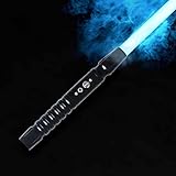 KBASE Force FX Pro laserschwert - RGB LED mit unendlichen Farben & 7 Soundeffekten Lichtschwert| Duelltaugliches Lichtschwert mit Metallgriff | Realistische Kampfsimulation für Erwachsene/Kinder