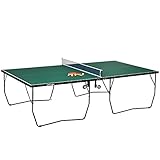 SPORTNOW Tischtennisplatte, Klappbar Tischtennistsich mit Netz, Rollen, 2...