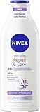 NIVEA parfümfreie Bodylotion Repair & Care (400 ml), feuchtigkeitsspendende...