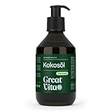 GreatVita Kokosöl fraktioniert, 1er Pack (1 x 250 ml) in Glasflasche inkl....