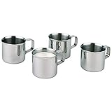 APS Milchkännchen 4er-Set, kleine Kännchen für Kaffeesahne/Milch,...