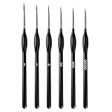 6 Stück Feine Detail Pinsel Set,Perfekter Detail Pinsel,Miniatur Pinsel...