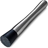 Premium Edelstahl Cocktail Stößel - Perfekt für Profi-Barkeeper &...