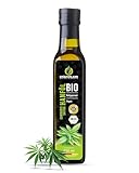 Kräuterland Bio Hanföl 250ml, Hanfsamenöl kaltgepresst, naturrein ohne Zusatz...