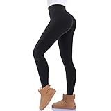 FuelMeFoot Thermo Leggings Damen Gefüttert Fleece High Waist Thermounterwäsche...