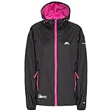 Trespass Qikpac Female Jacket, Black, M, Kompakt Zusammenrollbare Wasserdichte...
