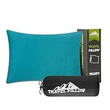PEUJEW Camping-Kissen, kleines Kissen aus zerkleinertem Memory-Schaum,...
