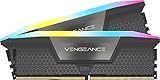 CORSAIR Vengeance RGB DDR5 RAM 64GB (2x32GB) 6000MHz CL30-36-36-76 1.40V AMD...