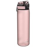 ion8 Trinkflasche, 500 ml, Auslaufsicher, Einhandöffnung, Spülmaschinenfest,...