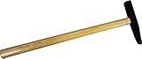 HAROMAC Fliesenhammer flach, 50 gramm, Eschenstiel, C45 Stahl, fein geschliffen,...