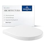 Villeroy & Boch WC-Sitz Architectura - Toilettendeckel Weiß glänzend mit...