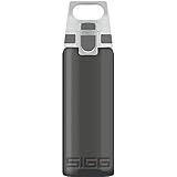 SIGG Total Color Anthracite Trinkflasche (0.6 L), schadstofffreie und...