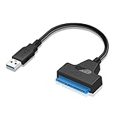 SATA auf USB Adapter USB 3.0 auf 2,5 Zoll SATA Port Konverter Externer und Kabel...