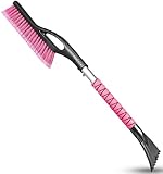 HEEYA Eiskratzer Auto, 69cm Schneeburste und Eiskratzer mit Schaumstoffgriff,...